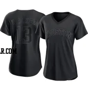 Christian Walker Women's Houston Astros Black Authentic Pitch Fashion Jersey