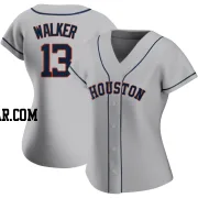 Christian Walker Women's Houston Astros Gray Authentic Road 2020 Jersey