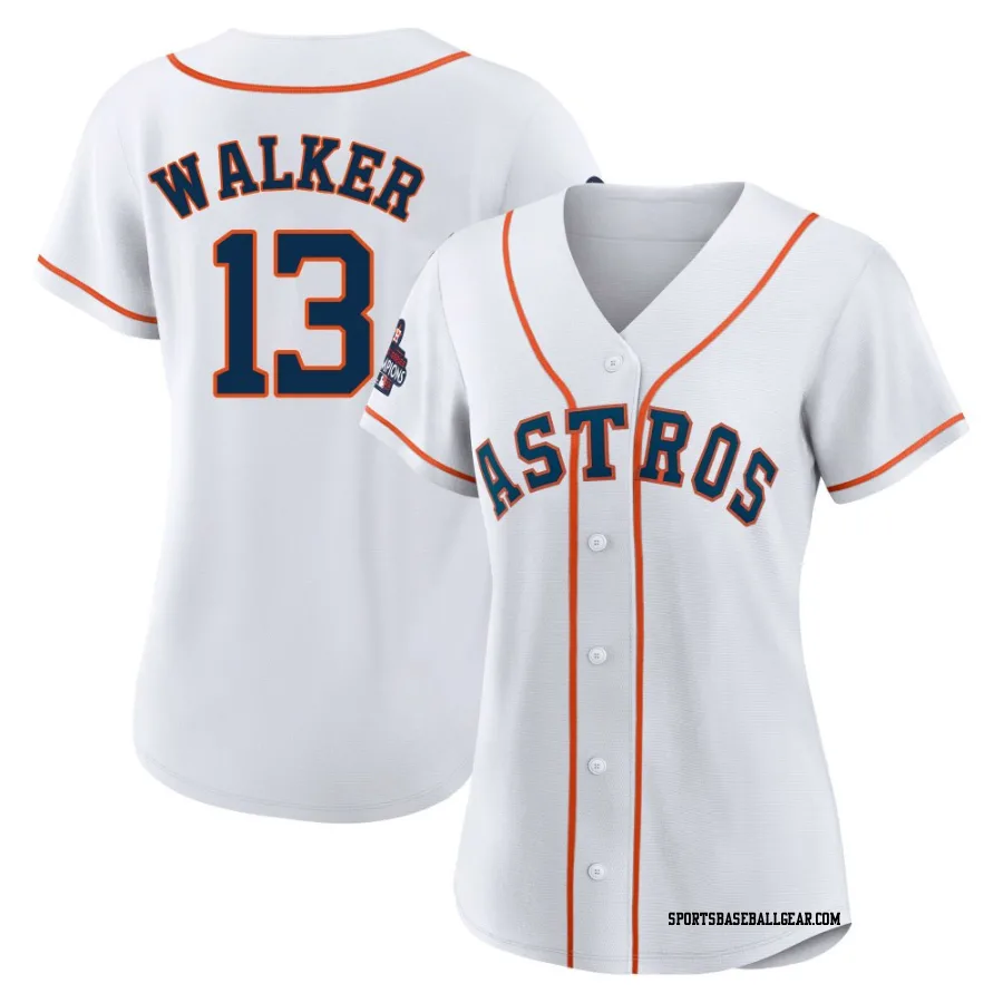 Christian Walker Women's Houston Astros White Authentic 2022 World Series Champions Home Jersey