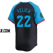 Christian Yelich Youth Milwaukee Brewers Navy Limited National League 2024 All-Star Game Jersey