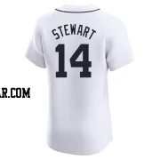 Christin Stewart Men's Detroit Tigers White Elite Home Jersey