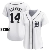 Christin Stewart Women's Detroit Tigers White Limited Home Jersey