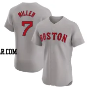 Christopher Miller Men's Boston Red Sox Gray Elite Road Jersey