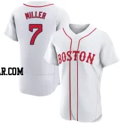 Christopher Miller Men's Boston Red Sox White Authentic 2021 Patriots' Day Jersey