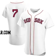 Christopher Miller Men's Boston Red Sox White Authentic Home Team Jersey