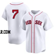 Christopher Miller Men's Boston Red Sox White Limited 2nd Home Jersey