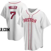 Christopher Miller Men's Boston Red Sox White Replica Alternate Jersey