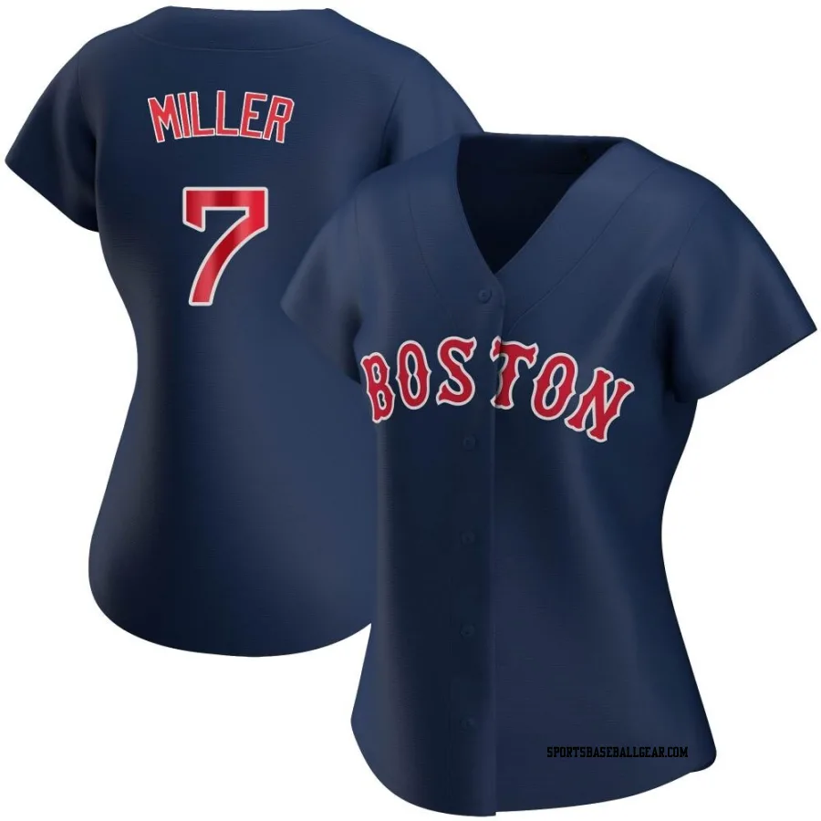 Christopher Miller Women's Boston Red Sox Navy Authentic Alternate Jersey