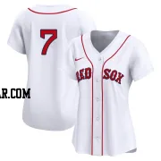 Christopher Miller Women's Boston Red Sox White Limited 2nd Home Jersey