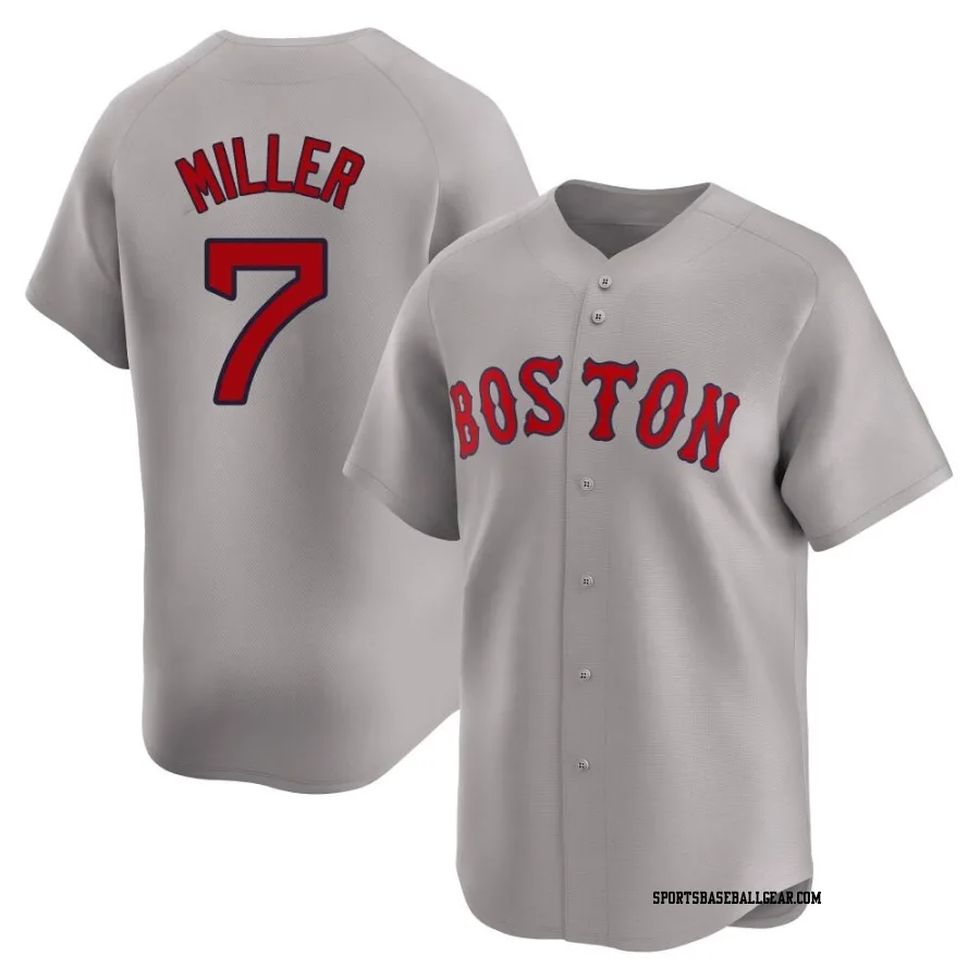 Christopher Miller Youth Boston Red Sox Gray Limited Away Jersey