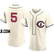 Christopher Morel Men's Chicago Cubs Cream Authentic 2022 Field Of Dreams Jersey