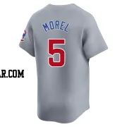 Christopher Morel Men's Chicago Cubs Gray Limited Road Jersey