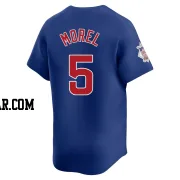 Christopher Morel Men's Chicago Cubs Royal Limited Alternate Jersey