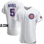 Christopher Morel Men's Chicago Cubs White Authentic Home Jersey