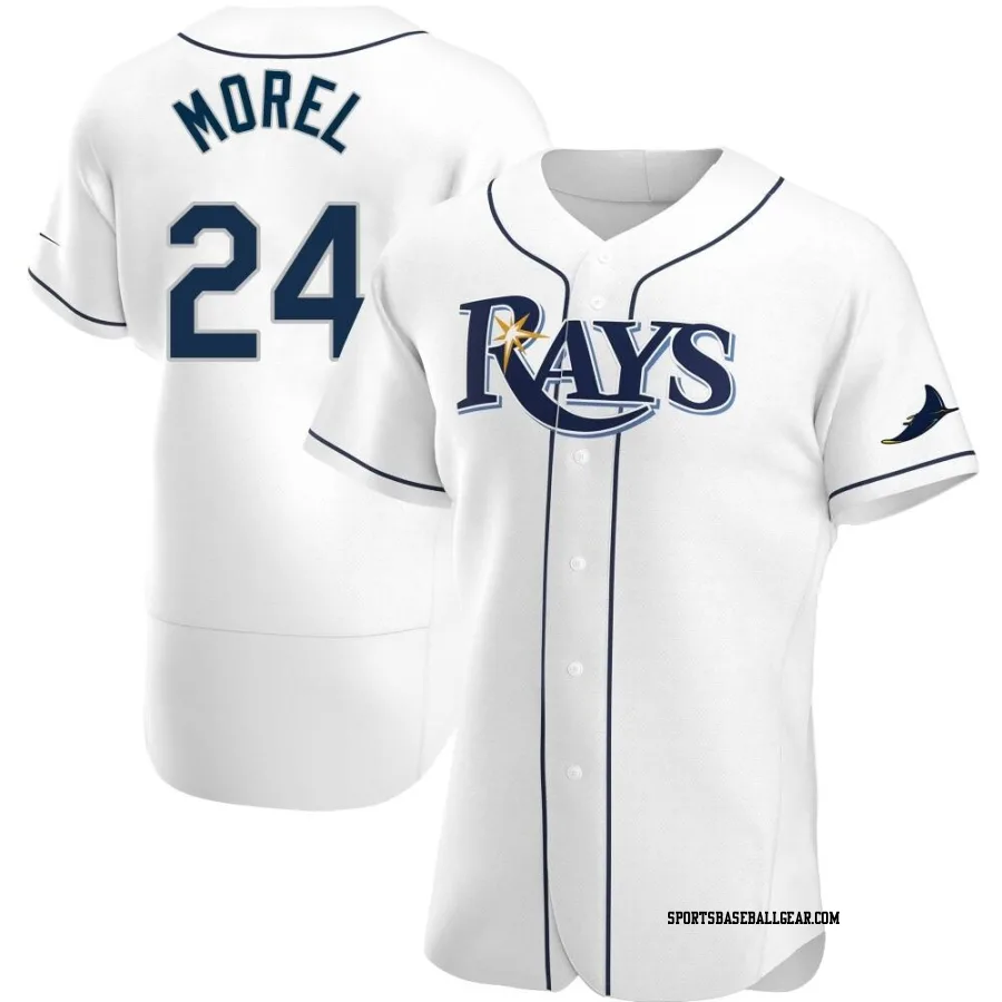 Christopher Morel Men's Tampa Bay Rays White Authentic Home Jersey