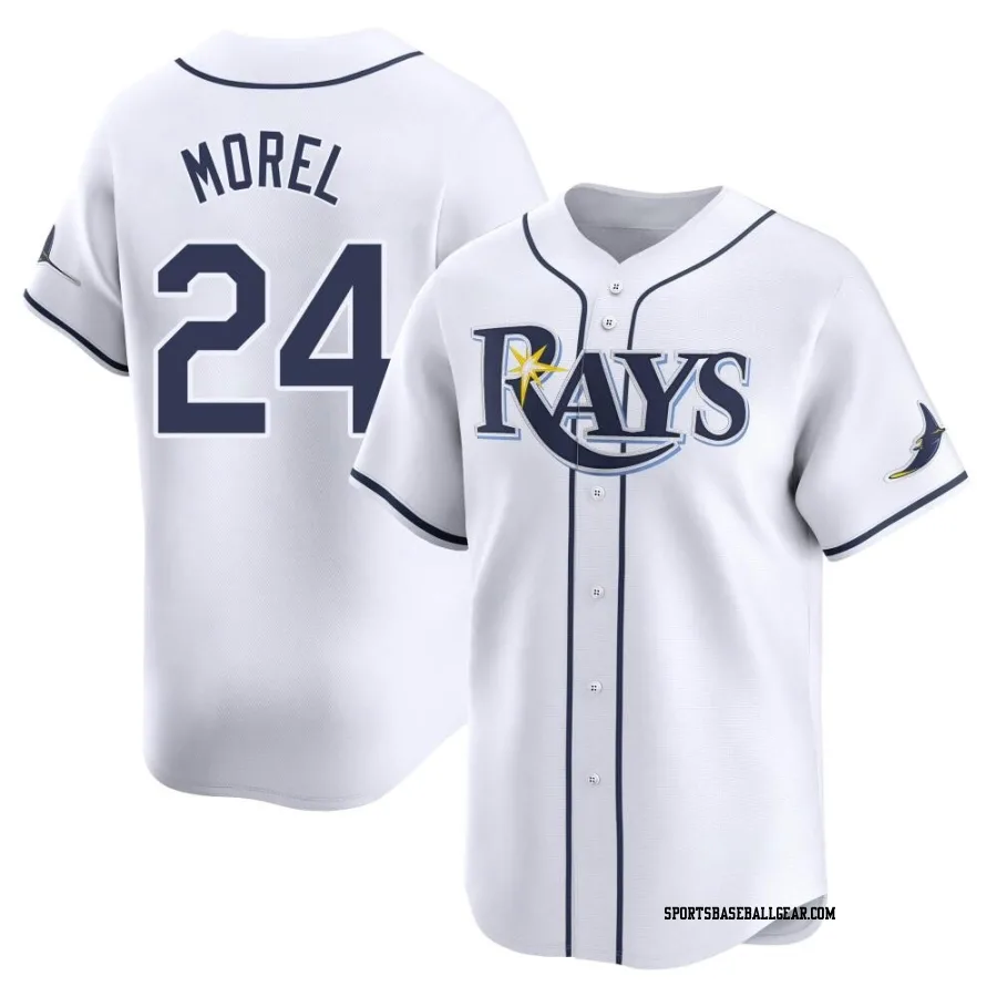 Christopher Morel Men's Tampa Bay Rays White Limited Home Jersey