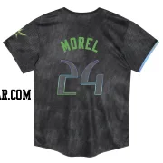 Christopher Morel Toddler Tampa Bay Rays Charcoal Limited 2024 City Connect Jersey