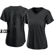 Christopher Morel Women's Chicago Cubs Black Authentic Pitch Fashion Jersey