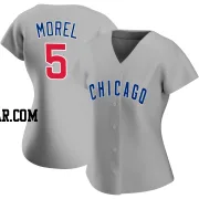 Christopher Morel Women's Chicago Cubs Gray Replica Road Jersey