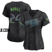 Christopher Morel Women's Tampa Bay Rays Charcoal Limited 2024 City Connect Jersey