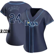 Christopher Morel Women's Tampa Bay Rays Navy Authentic Alternate Jersey