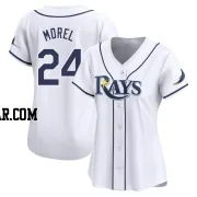 Christopher Morel Women's Tampa Bay Rays White Limited Home Jersey