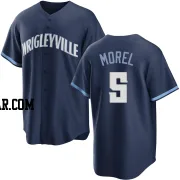 Christopher Morel Youth Chicago Cubs Navy Replica 2021 City Connect Jersey