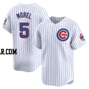 Christopher Morel Youth Chicago Cubs White Limited Home Jersey