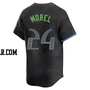 Christopher Morel Youth Tampa Bay Rays Charcoal Limited 2024 City Connect Jersey