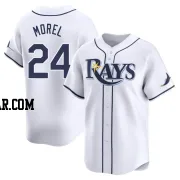 Christopher Morel Youth Tampa Bay Rays White Limited Home Jersey