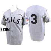 Chuck Klein Men's Philadelphia Phillies Grey Authentic 1942 Throwback Jersey