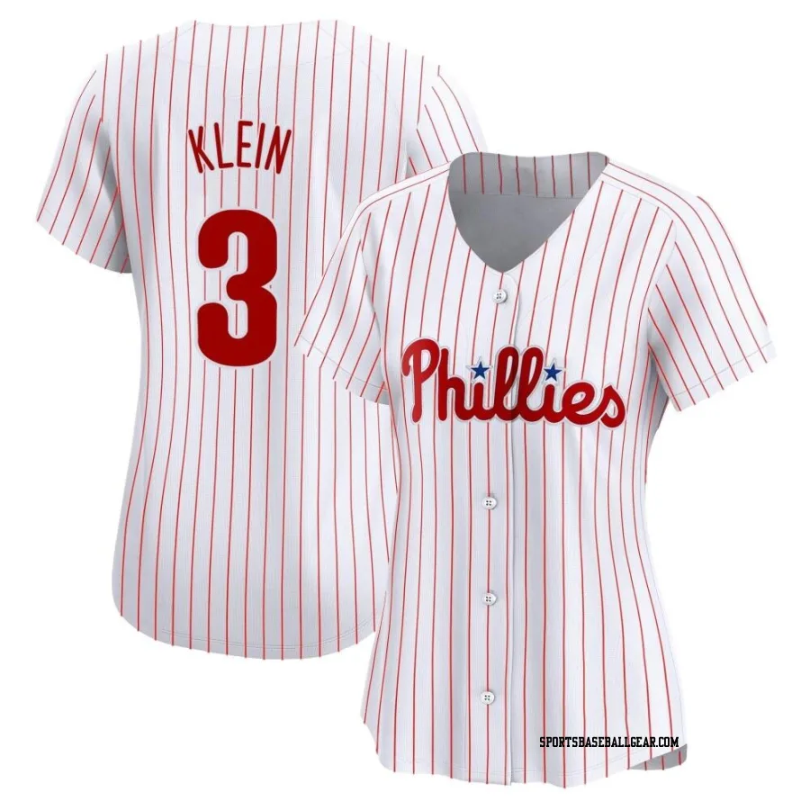 Chuck Klein Women's Philadelphia Phillies White Limited Home Jersey