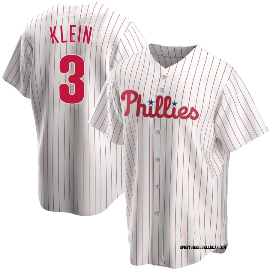 Chuck Klein Youth Philadelphia Phillies White Replica Home Jersey