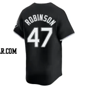 Chuckie Robinson Men's Chicago White Sox Black Limited Alternate Jersey