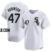 Chuckie Robinson Men's Chicago White Sox White Limited Home Jersey