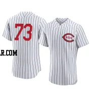 Chuckie Robinson Men's Cincinnati Reds White Authentic 2022 Field Of Dreams Jersey