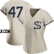 Chuckie Robinson Women's Chicago White Sox Cream Replica 2021 Field of Dreams Jersey