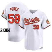 Cionel Perez Men's Baltimore Orioles White Limited Home Jersey