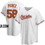 Cionel Perez Youth Baltimore Orioles White Replica Home Jersey