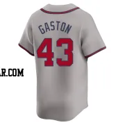 Cito Gaston Men's Atlanta Braves Gray Limited Away Jersey