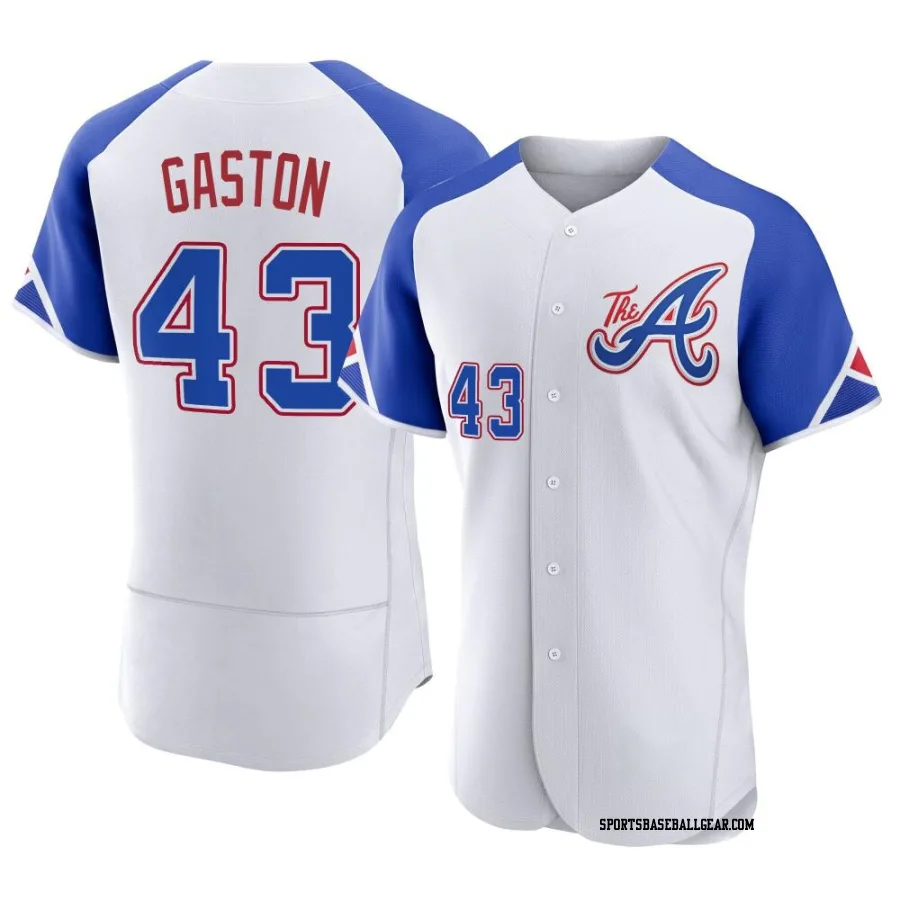 Cito Gaston Men's Atlanta Braves White Authentic 2023 City Connect Jersey