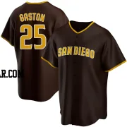 Cito Gaston Men's San Diego Padres Brown Replica Road Jersey