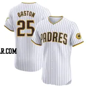 Cito Gaston Men's San Diego Padres White Elite Home Jersey