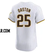 Cito Gaston Men's San Diego Padres White Elite Home Jersey