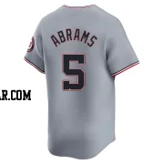 CJ Abrams Men's Washington Nationals Gray Limited Road Jersey