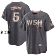 CJ Abrams Youth Washington Nationals Gray Replica 2022 City Connect Jersey