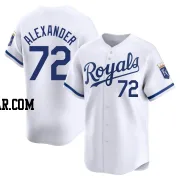 CJ Alexander Men's Kansas City Royals White Limited Home Jersey