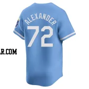 CJ Alexander Youth Kansas City Royals Light Blue Limited Alternate Jersey