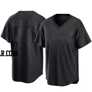 CJ Alexander Youth Oakland Athletics Black Replica Pitch Fashion Jersey