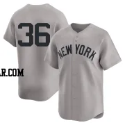 Clarke Schmidt Men's New York Yankees Gray Limited Away 2nd Jersey